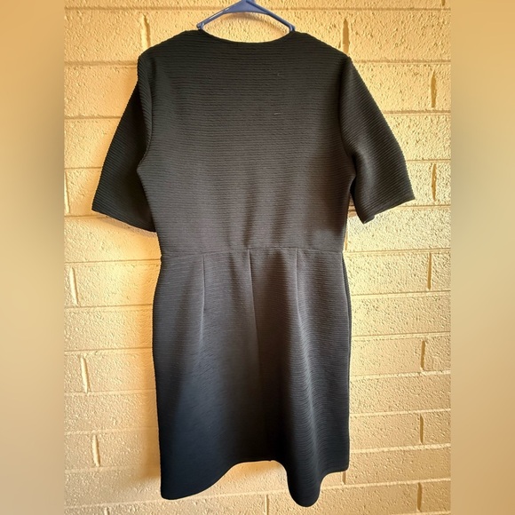 ASOS Black Puff Sleeve Sheath Mini Dress size10 - Picture 2 of 5